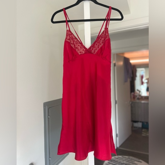 Gilligan & O'Malley Other - SOLD Gilligan & O'Malley Red Lace Chemise